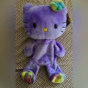 Hello kitty build a bear purple love tie dye Bab